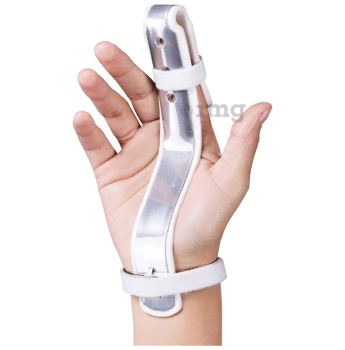 Fidelis Healthcare Finger Splint Extension Large Silver