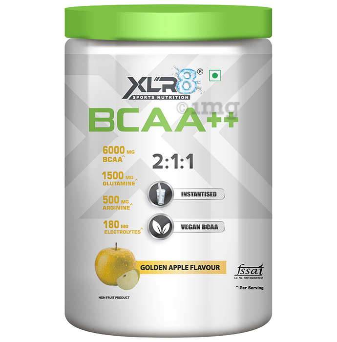 XLR8 Sports Nutrition BCAA++ 2:1:1 Powder Golden Apple