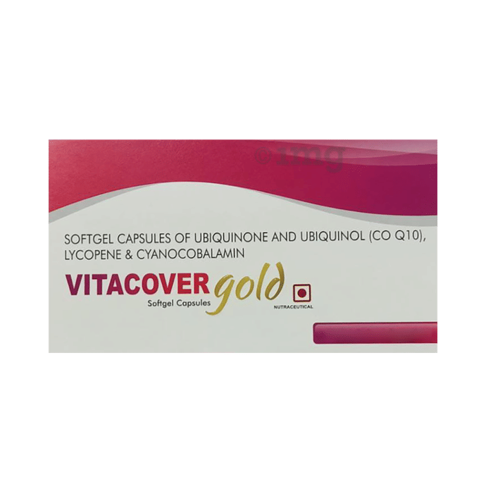Vitacover Gold Soft Gelatin Capsule Buy strip of 10 soft gelatin