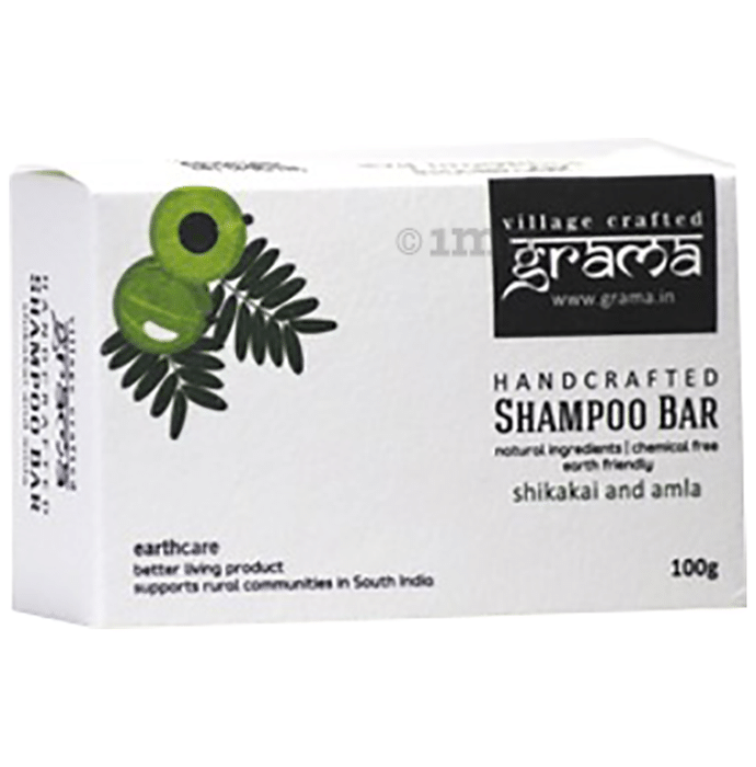 Grama Shikakai and Amla Handcrafted Shampoo Bar