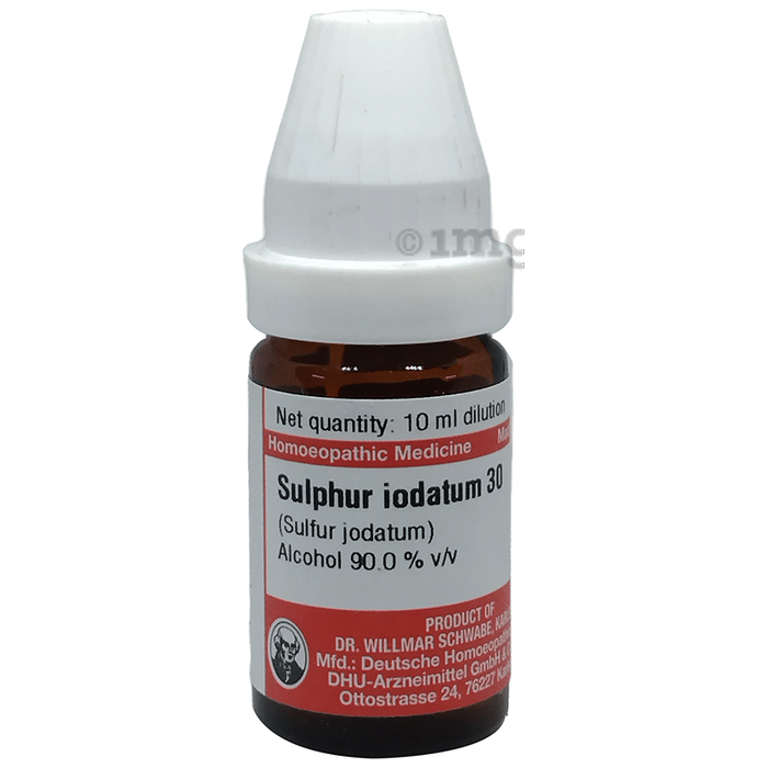 Dr Willmar Schwabe Germany Sulphar Iodatum Dilution 30