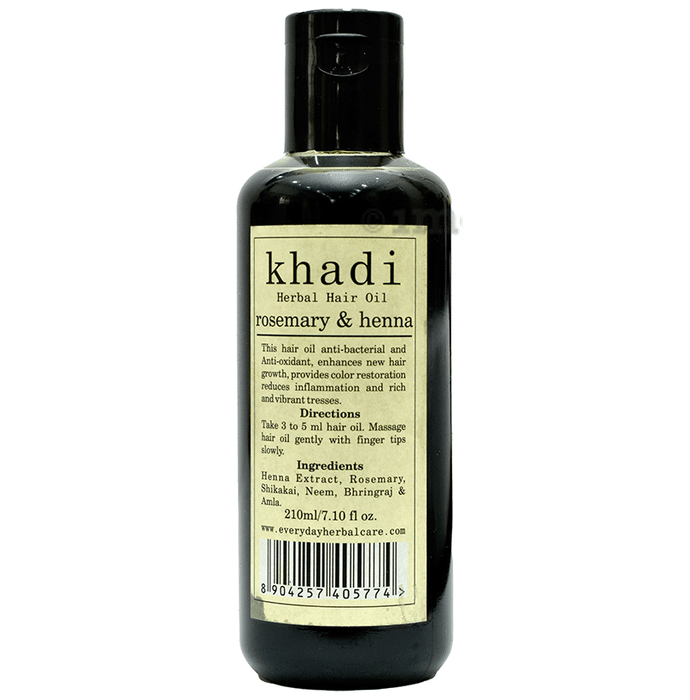 Khadi Herbal Hair Oil Rosemary & Henna