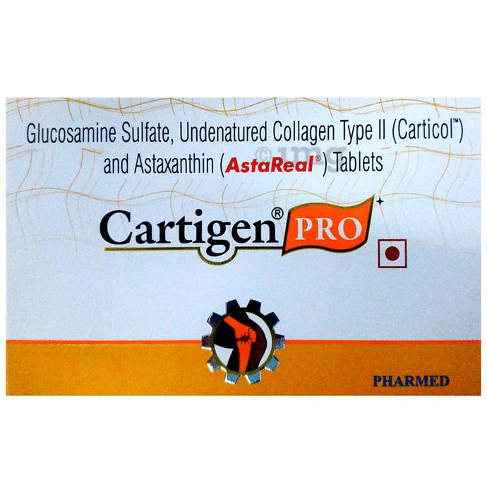 Cartigen Pro Tablet with Glucosamine, Collagen II & Astaxanthin