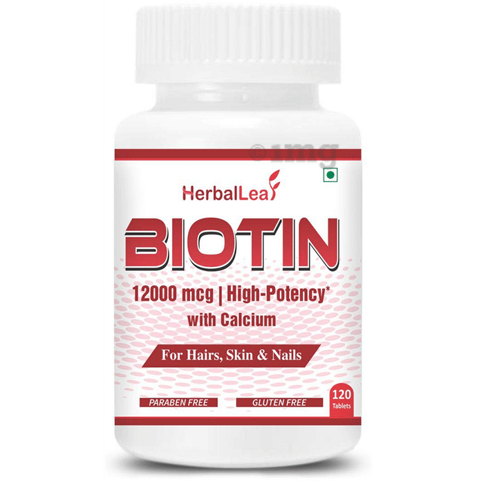 HerbalLeaf Biotin 12000mcg with Calcium Tablet