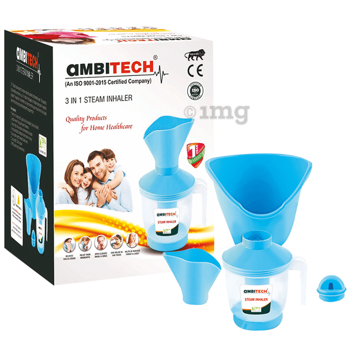 Ambitech 3 in 1 Steam Inhaler White