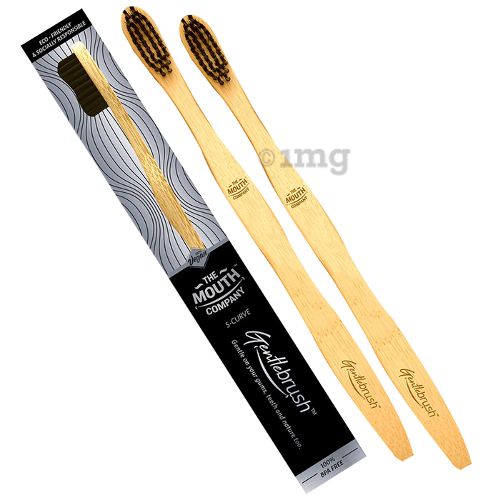The Mouth Company S-Curve Bamboo Toothbrush