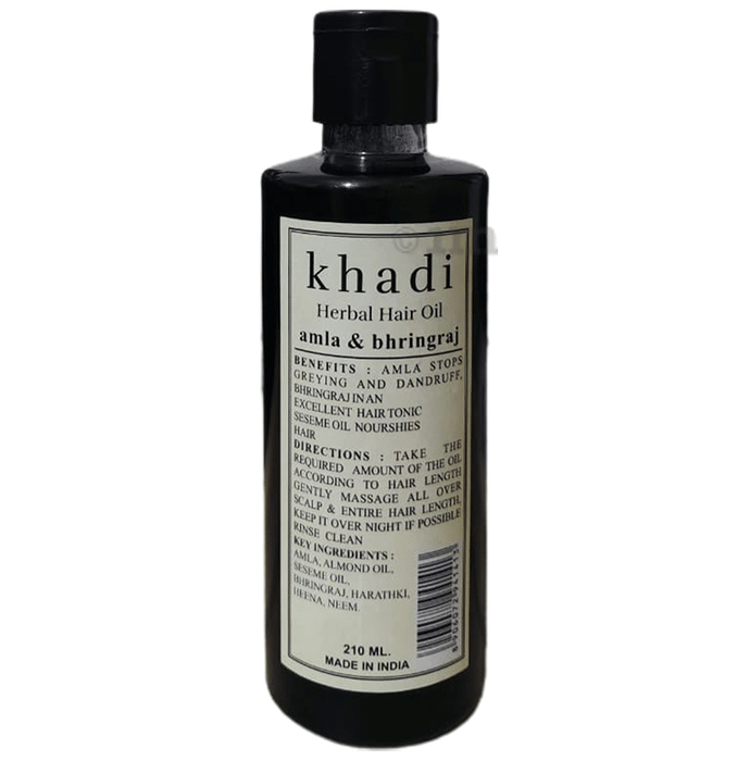 Khadi Herbal Hair Oil Amla and Bhringraj