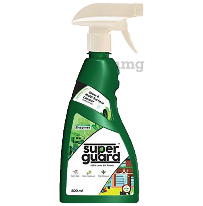 Super Guard Glass & Multi Surface Cleaner Spray Buy pump bottle of 500