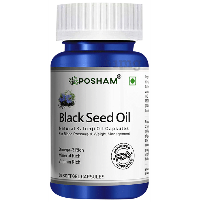 Posham Black Seed Oil  Soft Gelatin Capsule