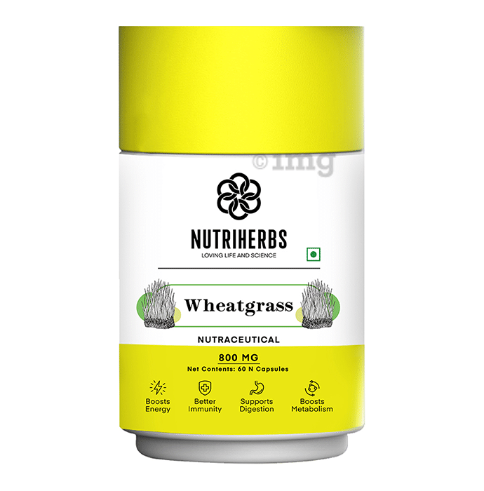 Nutriherbs Wheatgrass 800mg Capsule