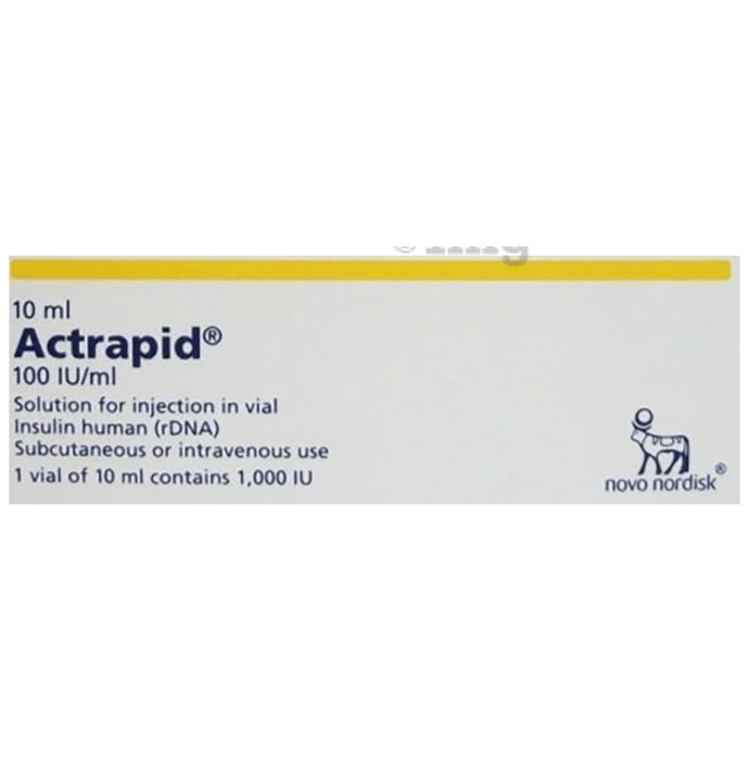 Actrapid 100IU/ml Solution for Injection
