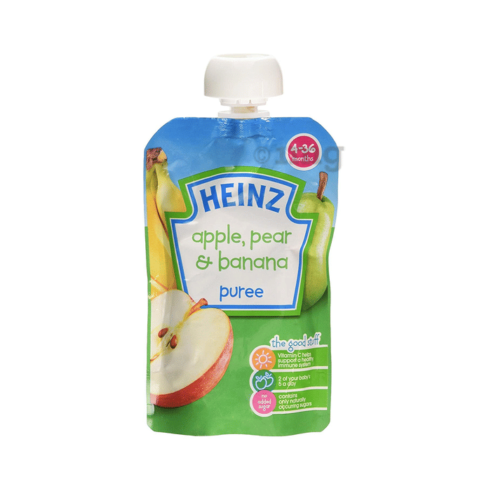 Heinz Puree Apple Pear Banana: Buy packet of gm Liquid at