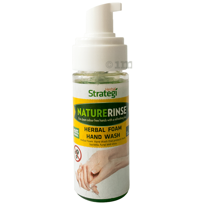 Herbal Strategi Nature Rinse Herbal Foam Hand Wash
