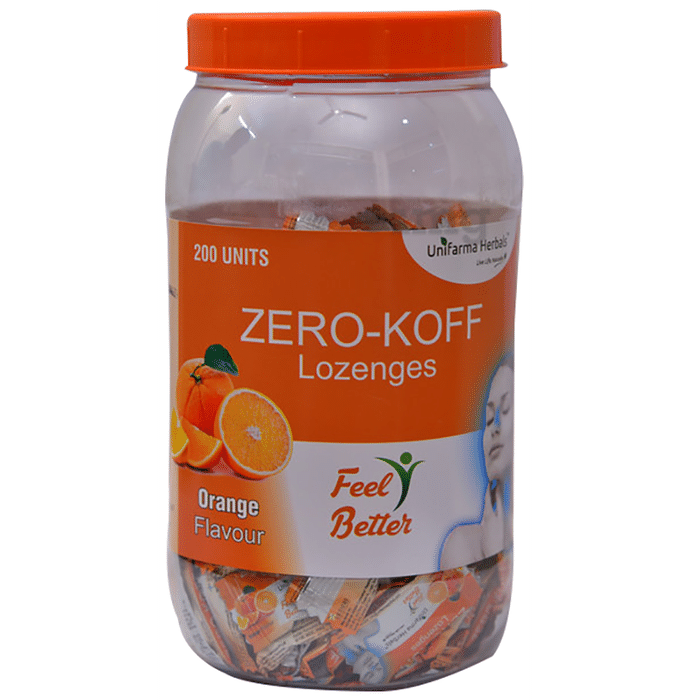 Unifarma Herbals Zero-Koff Orange Lozenges