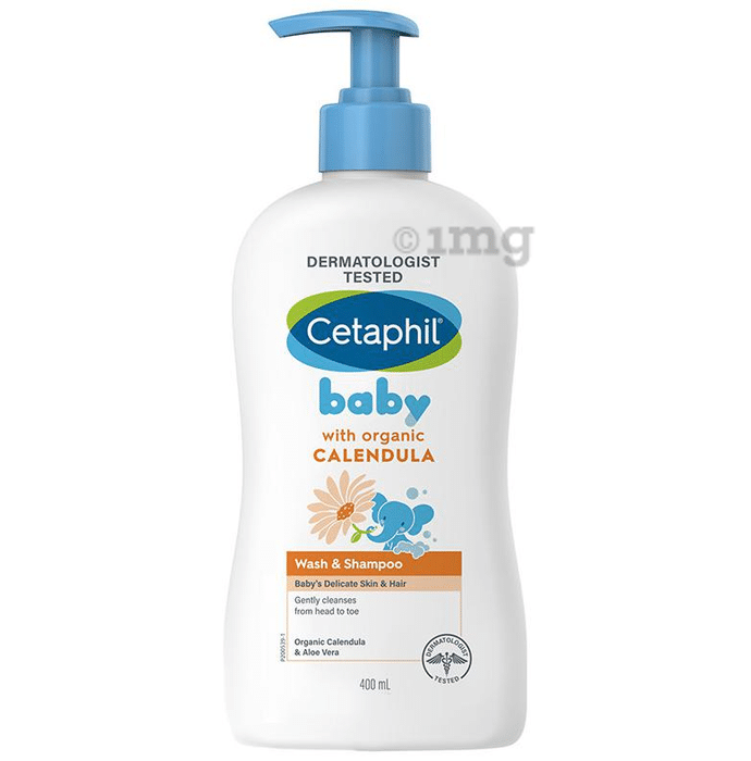 Cetaphil Baby Wash & Shampoo with Organic Calendula & Aloe Vera