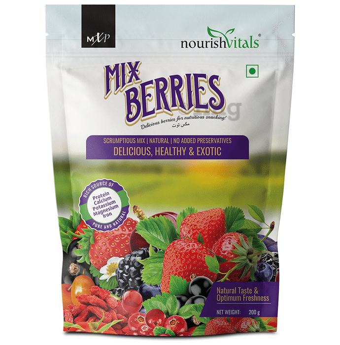 NourishVitals Mix Berries (200gm Each)