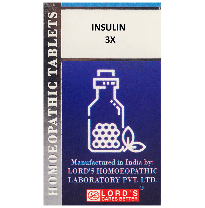 Lord's Insulin Trituration Tablet 3X