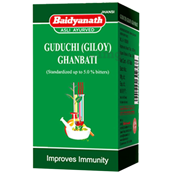 Baidyanath (Jhansi) Guduchi (Giloy) Ghanbati Tablet (60 Each)