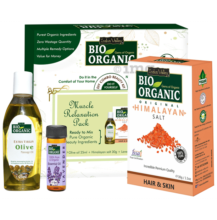 Indus Valley Bio Organic Muscle Relaxation Pack DIY Combo Beauty Kit
