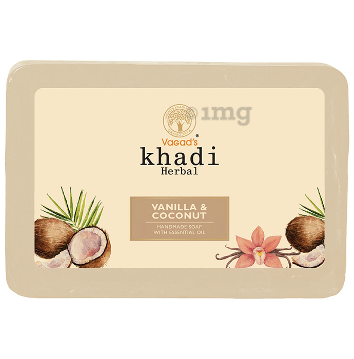 Vagad's Khadi Herbal Handmade Soap Vanilla & Coconut