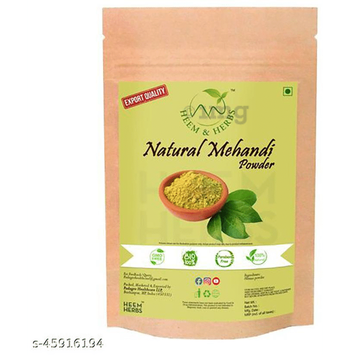 Heem & Herbs Natural Mehndi Powder (100gm Each)