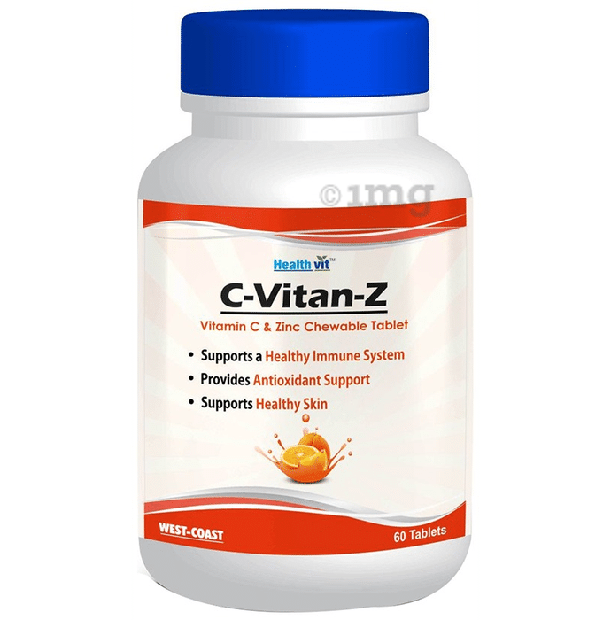 HealthVit C-Vitan-Z Vitamin C & Zinc Chewable Tablet