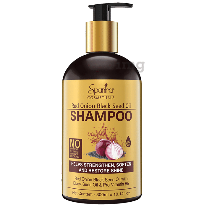 Spantra Red Onion & Black Seed Oil Shampoo: Buy pump bottle of 300.0 ml ...