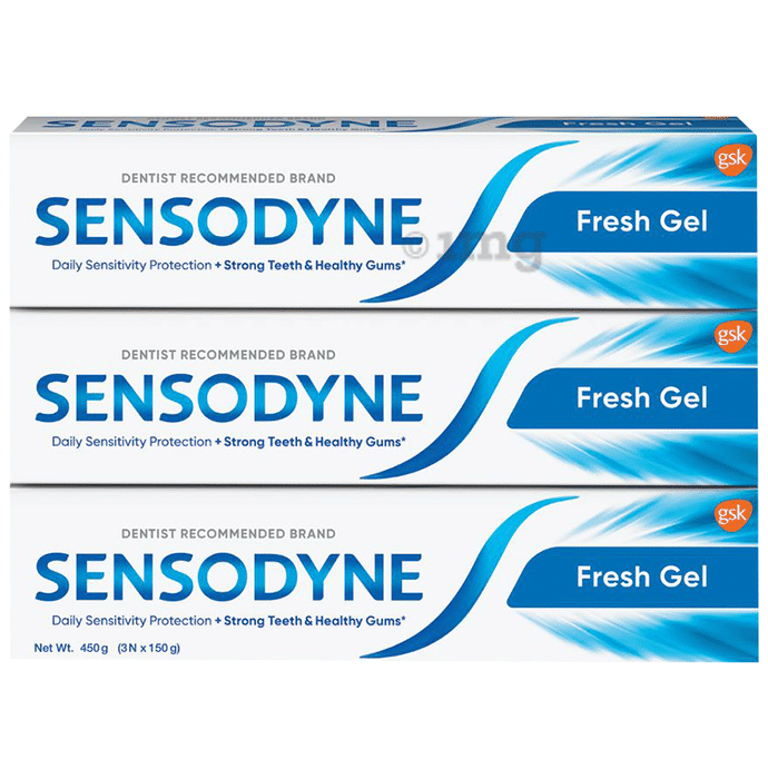 Sensodyne Fresh Gel Sensitive Toothpaste (150gm Each)