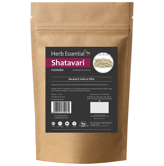 Herb Essential Shatavari (Asparagus Racemosus) Powder