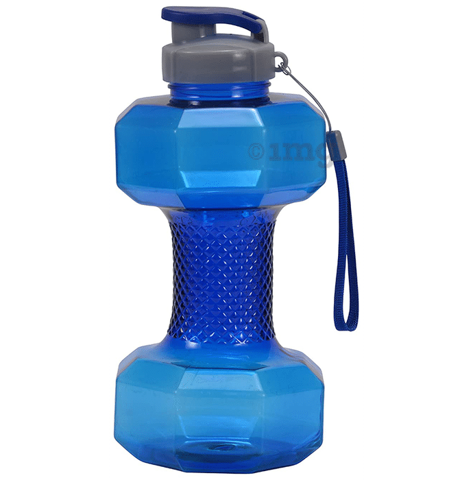 GHC Herbals Blue Dumbell Water Bottle