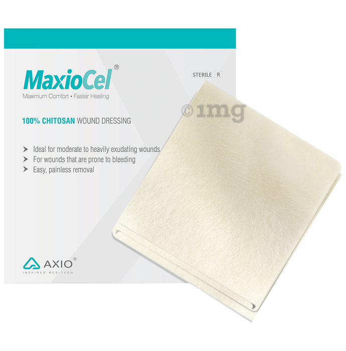 MaxioCel 100% Chitosan Wound Dressing 45x45cm for Burns