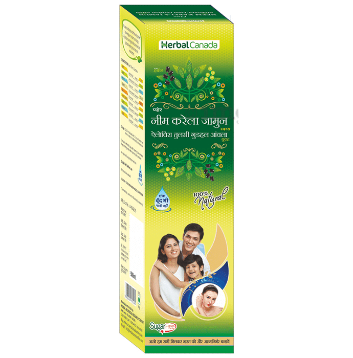 Herbal Canada Pure Neem Karela Jamun Swaras Sugar Free
