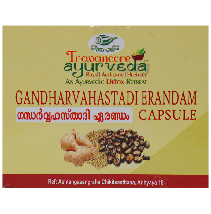 Travancore Ayurveda Gandharvahastadi Erandam Capsule