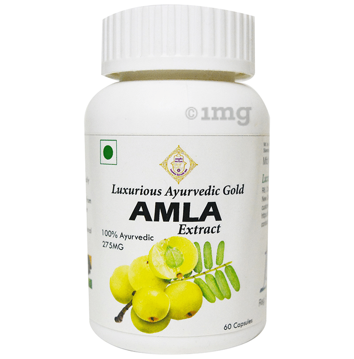 Luxurious Ayurvedic Gold Amla Extract Capsule