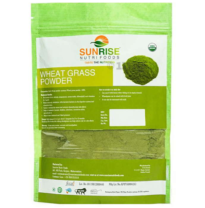 Sunrise Nutri Foods Wheat Grass Powder