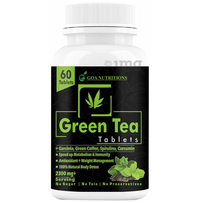 Goa Nutritions Green Tea Tablet Sugar Free