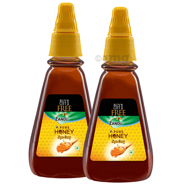 Zandu Pure Honey Squ-Easy (225gm Each) Buy 1 Get 1 Free