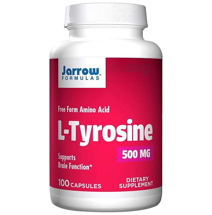 Jarrow Formulas L-Tyrosine 500mg Capsule | Supports Brain Function