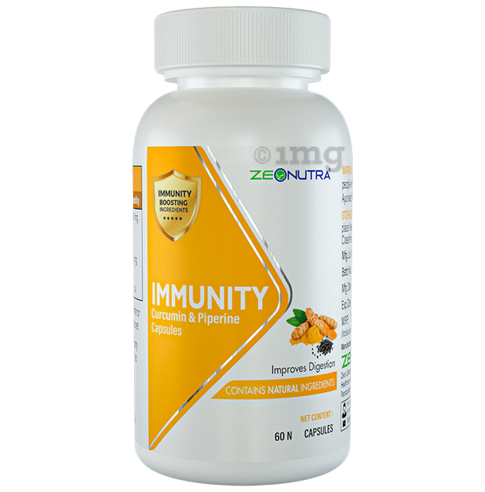 Zeonutra Immunity Curcumin & Piperine Capsule