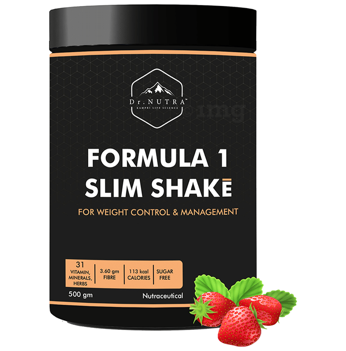 Dr. Nutra Formula 1 Slim Shake Strawberry Sugar Free