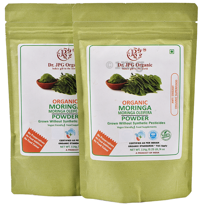 Dr. JPG Organic Organic Moringa Powder (114gmEach)