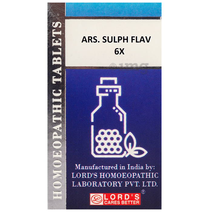 Lord's Ars Sulph Flav Trituration Tablet 6X
