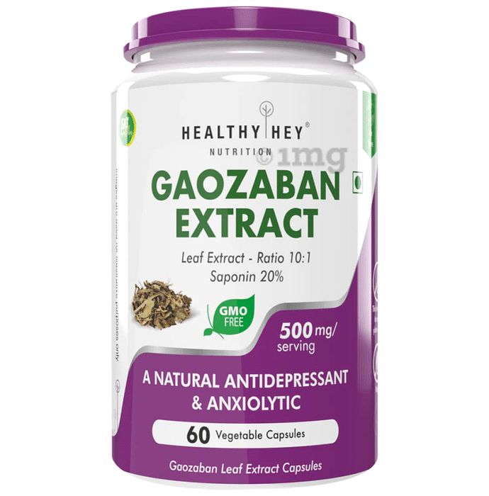 HealthyHey Gaozaban Extract Ratio 10:1 Vegetable Capsule