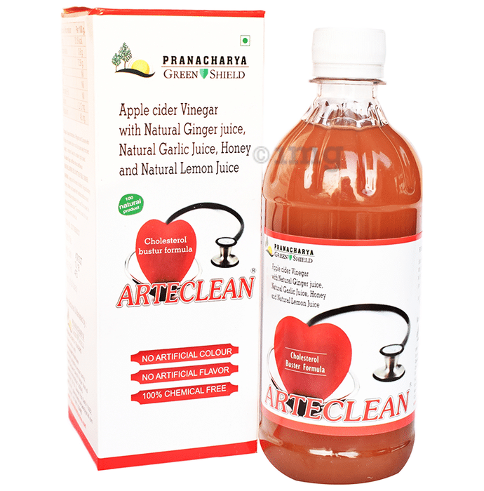 Pranacharya Green Shield Arteclean Apple Cider Vinegar