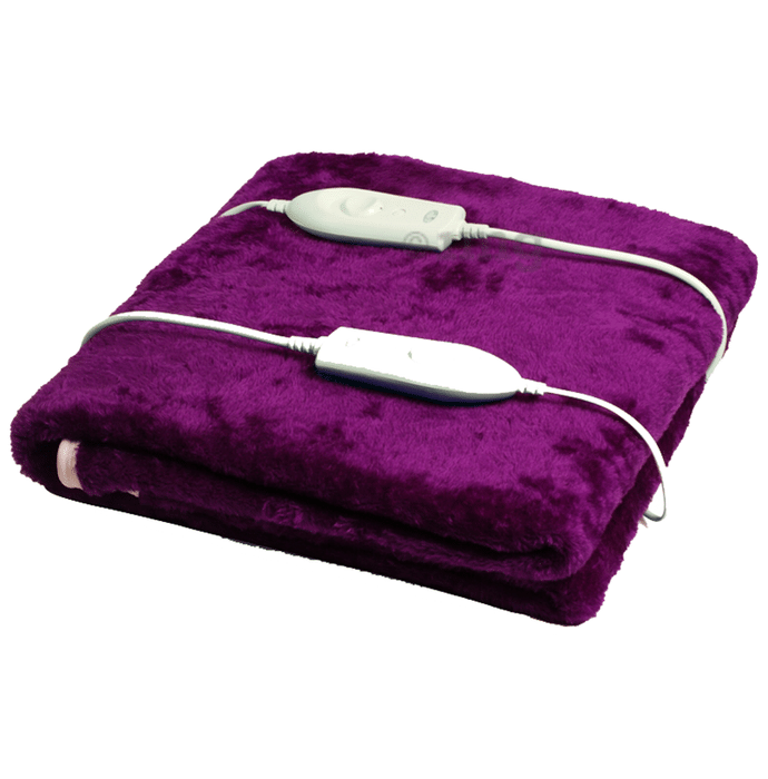 Expressions POLAR102DB Super Soft Electric Bed Warmer Double 150x160cm Purple