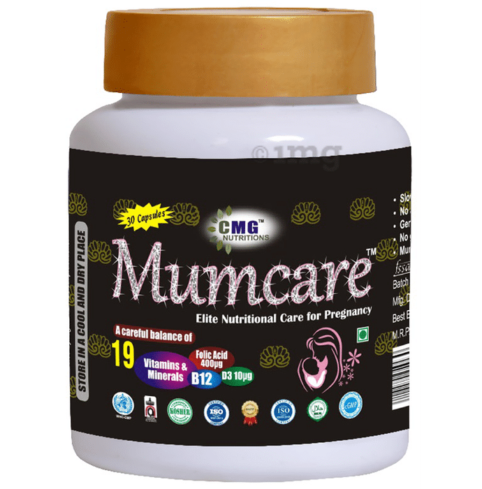 CMG Nutritions Mumcare Capsule Elite Nutritional Care for Pregnancy