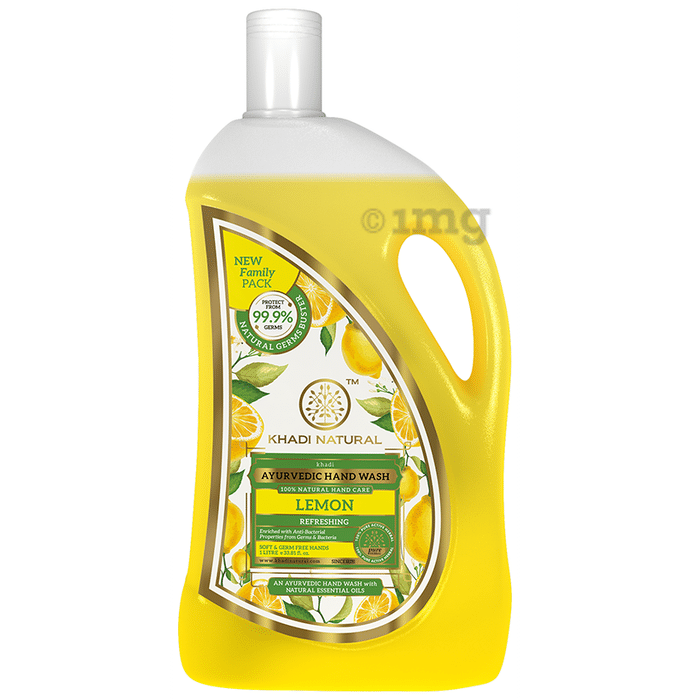 Khadi Naturals Ayurvedic Hand Wash Lemon