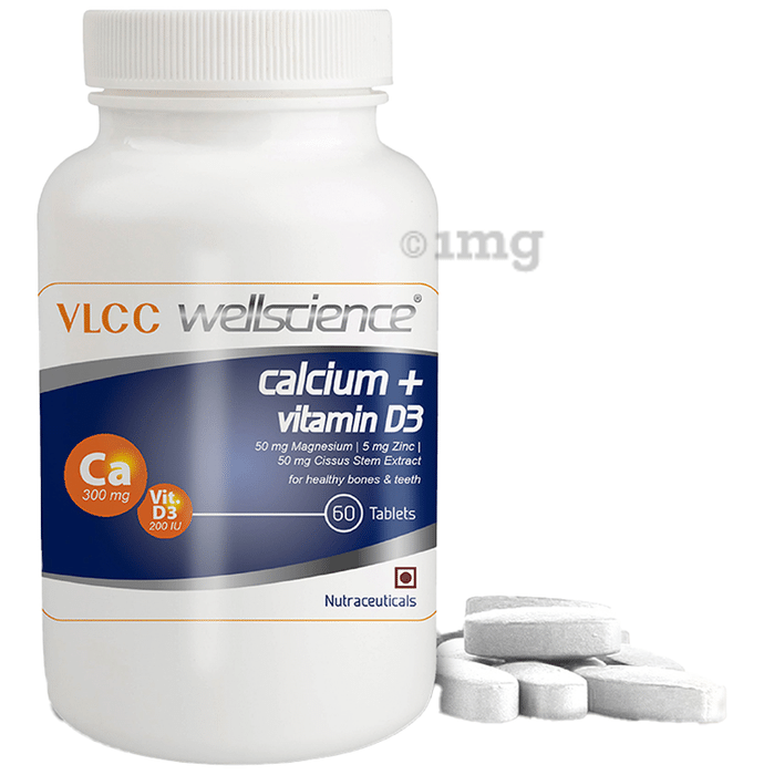 VLCC Wellscience Calcium + Vitamin D3 Tablet