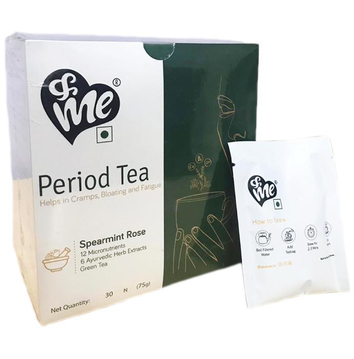 Andme Period Tea Bag (2.5gm Each) Spearmint Rose