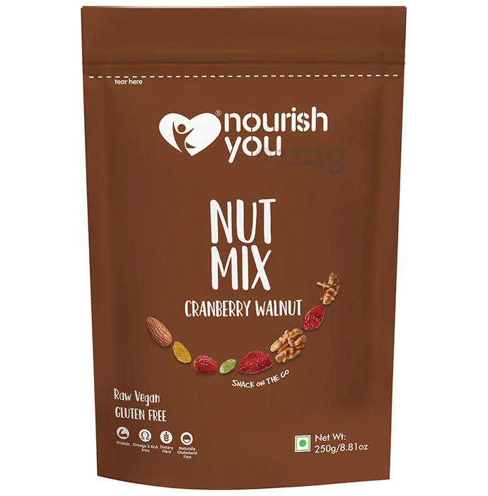 Nourish You Nut Mix Cranberry Walnut